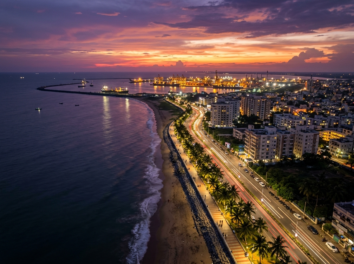 Kakinada skyline