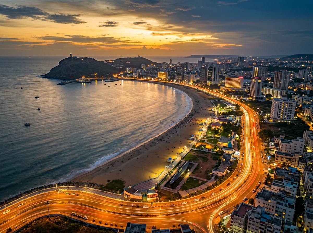 Vizag skyline